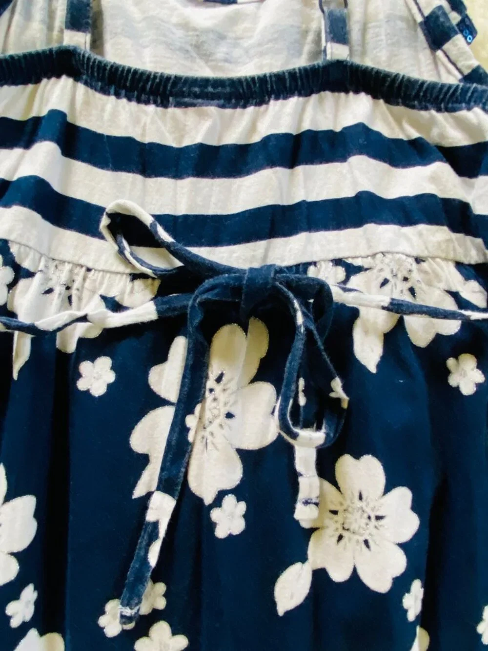 Justice dress stripes